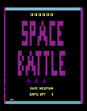 Space Battle Final Title Screen